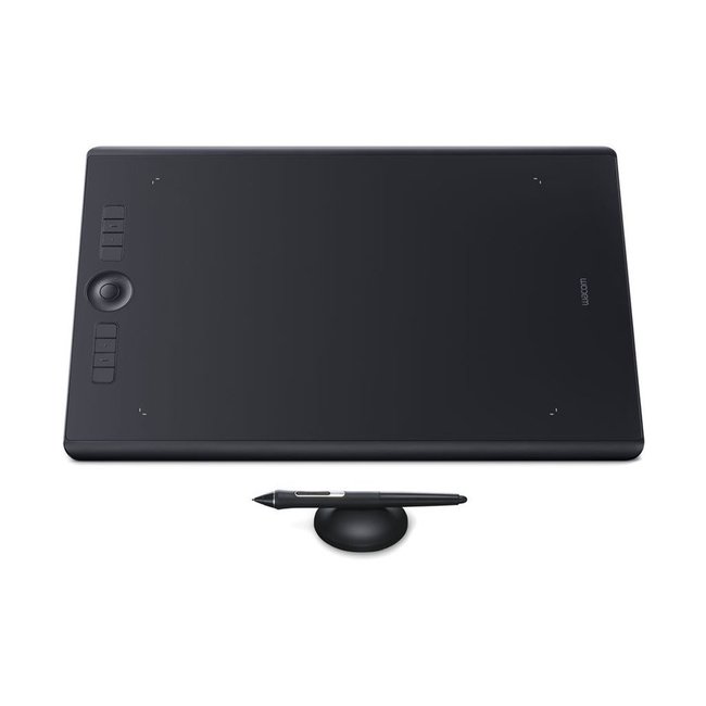 an image with a white background of a large Wacom Intuos Pro Creative Tablet