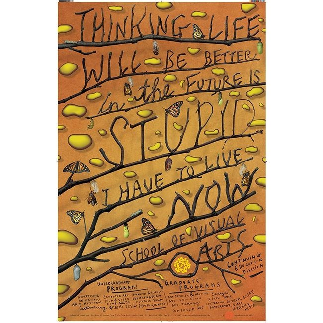 an image of a poster by Stefan Sagmeister